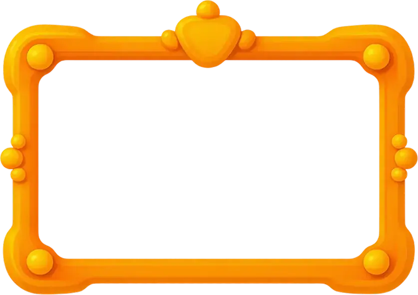 Golden frame